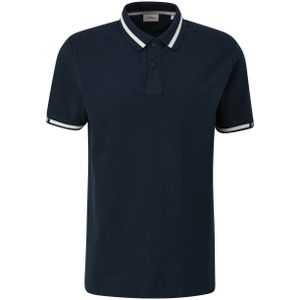 s.Oliver polo donkerblauw/wit