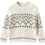 Mango Kids - Trui - Zacht Acryl en Katoen - Lange Mouwen - Ronde Hals