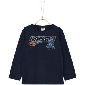 s.Oliver longsleeve met printopdruk donkerblauw