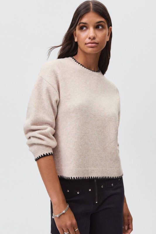 MANGO TEEN - Nature - Gebreide Trui - Beige Gemêleerd