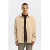 SELECTED - SLHFRED - Overhemd - Beige - Comfort Fit - Lange Mouw