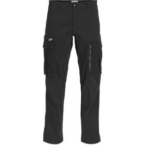 JACK & JONES PANTS STUDIO relaxed cargo broek JPSTKANE JJCRUISE zwart