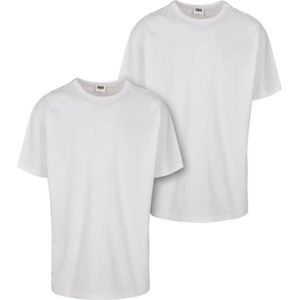 Urban Classics T-shirt - (set van 2) wit