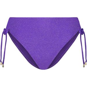 Cyell high waist bikinibroekje met lurex paars