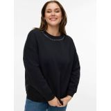 VERO MODA CURVE - Sweater - Zwart