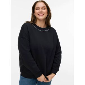 VERO MODA CURVE - Sweater - Zwart