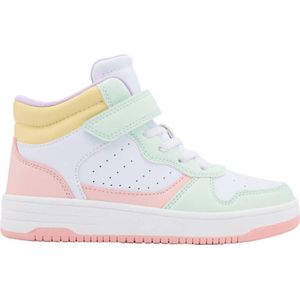 Graceland sneakers wit/lichtgroen