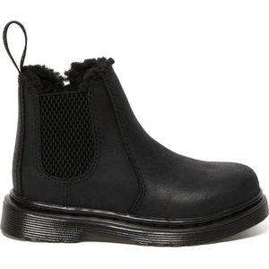 Dr. Martens Leonore Mono - Veterboots - Zwart - Leer - Ritssluiting