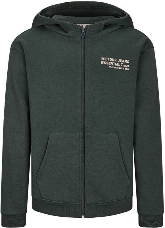 Retour Jeans - Vest - Katoen - Met Capuchon