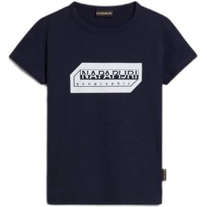 Napapijri T-shirt met logo donkerblauw