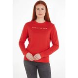 Tommy Jeans sweater met logo rood