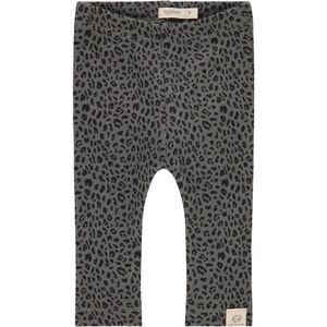 Babyface unisex baby broek met all over print grijs