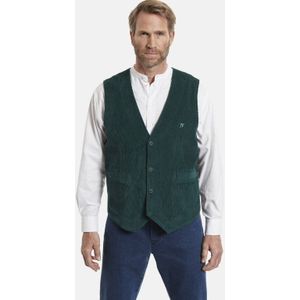 Jan Vanderstorm corduroy gilet IMRE Plus Size groen