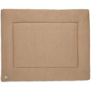 Jollein reversible boxkleed 75x95cm Pure Knit Biscuit