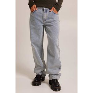 America Today low waist loose jeans light blue denim