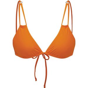 America Today voorgevormde triangel bikinitop Amber oranje