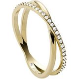 Fossil ring JF03752710 Vintage Iconic goudkleurig