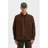 SELECTED HOMME - TRAVIS - Overhemdjack - Regular Fit - Effen - Puur Katoen