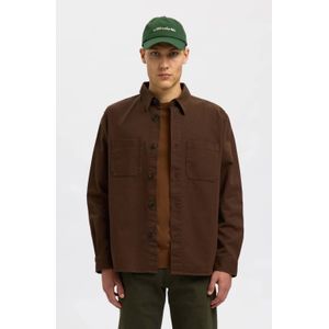 SELECTED HOMME - TRAVIS - Overhemdjack - Regular Fit - Effen - Puur Katoen