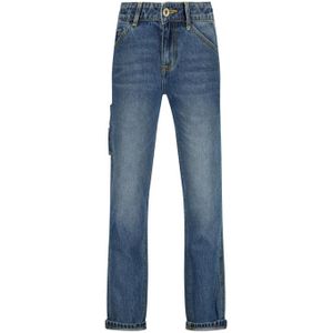 Vingino straight fit jeans dark blue denim