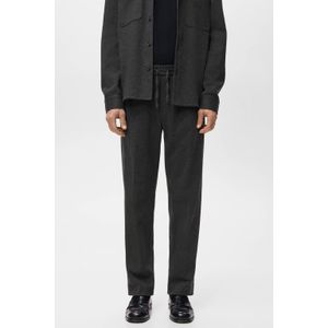 Mango Man regular joggingbroek grijs