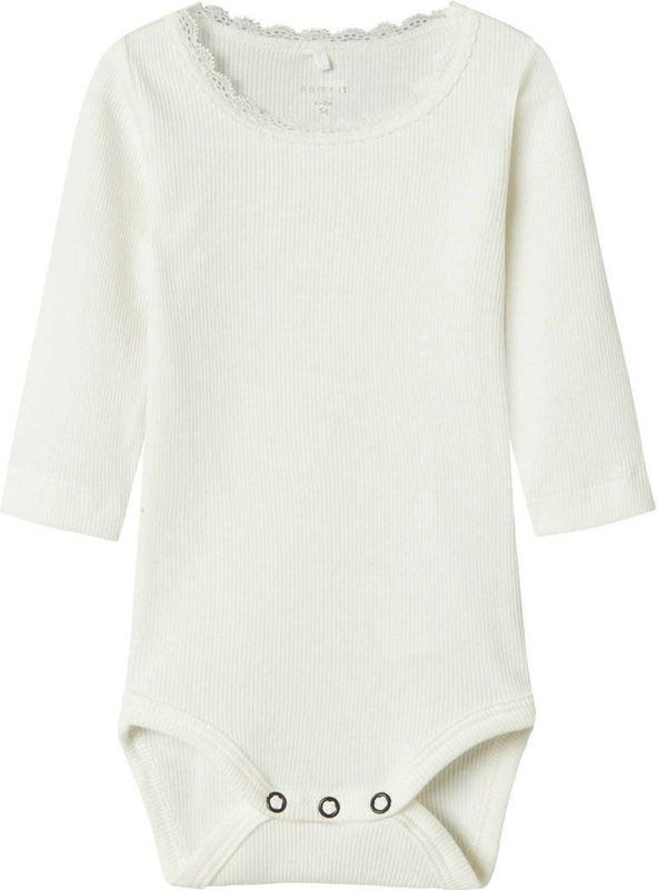 Rompertjes - Lange Mouwen Rib Romper