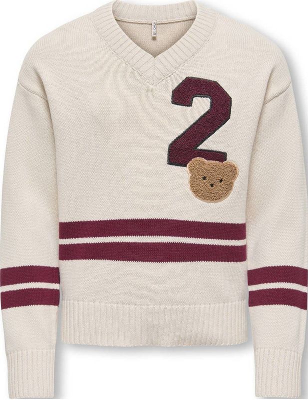 Kogjanny - Gebreide Pullover - V-Hals - Lange Mouwen - Relaxed Fit