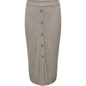 ONLY CARMAKOMA - Kokerrok - Gebreid - Taupe