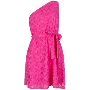 Lofty Manner semi-transparante kanten jurk Anaya roze