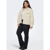 ONLY CARMAKOMA - Jas - Kort - Gespreide Kraag - Lange Mouwen - Polyester