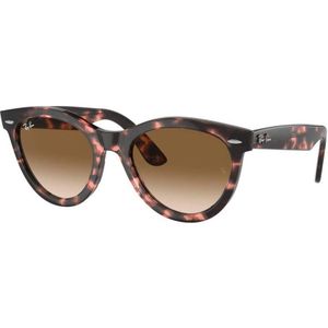 Ray-Ban zonnebril Wayfarer Way met tortoise print bruin/roze