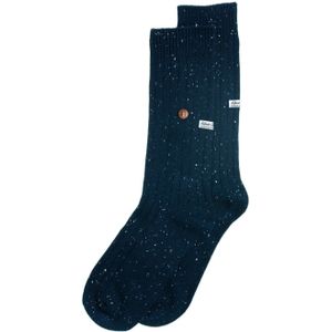 Alfredo Gonzales huissokken Speckled Cotton donkerblauw