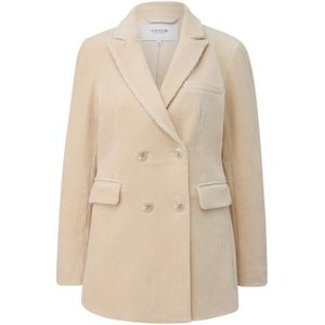 comma casual identity regular blazer ecru