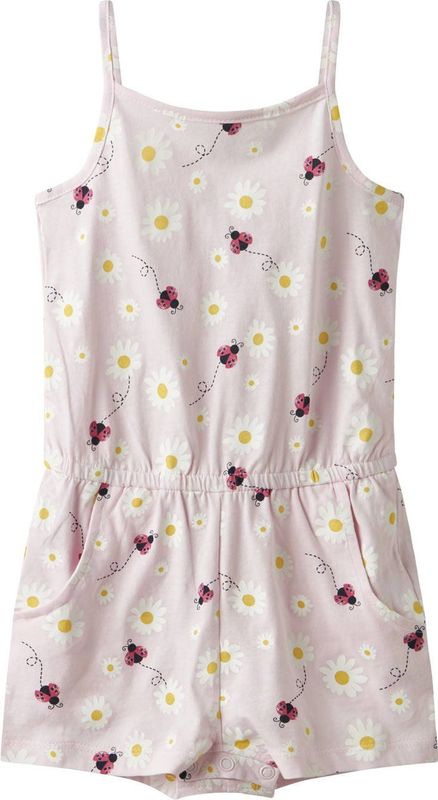 NAME IT MINI playsuit lichtroze/wit