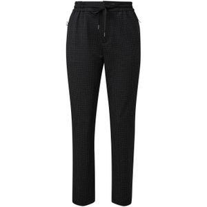 s.Oliver tapered fit broek zwart