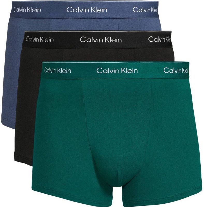 Calvin Klein Underwear - ICON COTTON STRETCH - Boxershorts - Blauw - Set van 3
