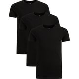 WE Fashion T-shirt - set van 3 zwart