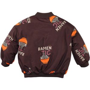 Z8 - Camiel - Winterjas - Bruin/Oranje