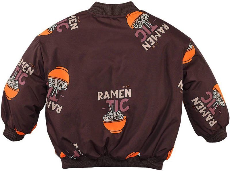 Z8 - Camiel - Winterjas - Bruin/Oranje