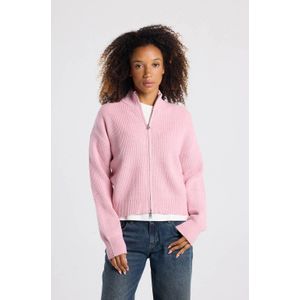 America Today gebreid vest roze