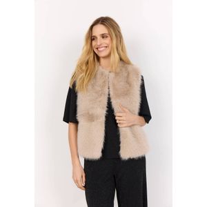 Soyaconcept - SC-NAIDA - Gilet - Beige - Mouwloos - 100% Polyester