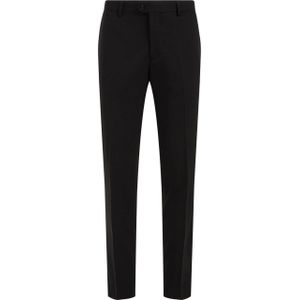 WE Fashion slim fit pantalon zwart