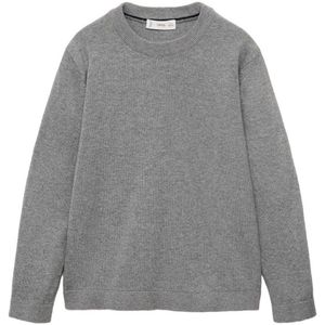 Mango Kids - Pullover - Grijs Melange - Fijn Gebreid