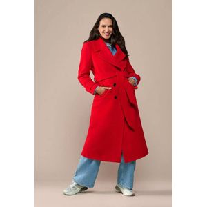 Mart Visser wollen manteljas rood