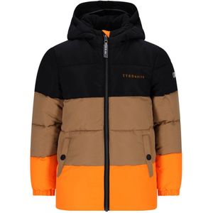 TYGO & vito gewatteerde jas winter oranje