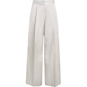 Calvin Klein wide leg pantalon ecru