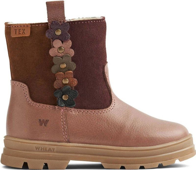 Wheat - Flori Tex - Enkellaarsjes - Oudroze/Bordeaux