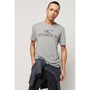 O'Neill regular fit T-shirt met logo grijs