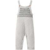 Mango Kids boxpak grijs melange met ingebreid patroon