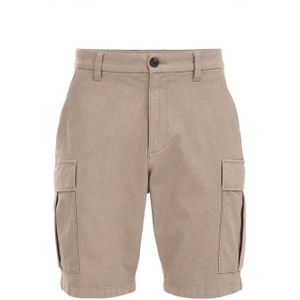 WE Fashion regular fit cargo short fossil